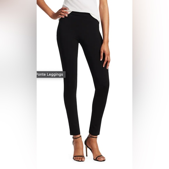 Theory Pants - Theory Shawn Ponte Black Leggings Small